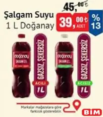 DOĞANAY ŞALGAM SUYU 1 L